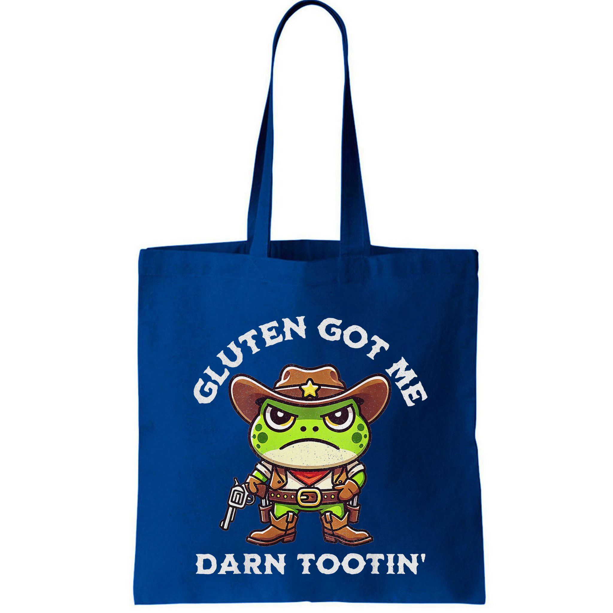 Frog Meme Gluten Got Me Darn Tootin Gluten Free Diet Bag