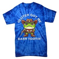 Frog Meme Gluten Got Me Darn Tootin Gluten Free Diet Tie-Dye T-Shirt