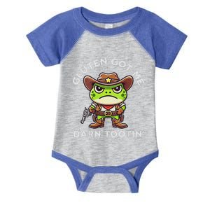 Frog Meme Gluten Got Me Darn Tootin Gluten Free Diet Infant Baby Jersey Bodysuit