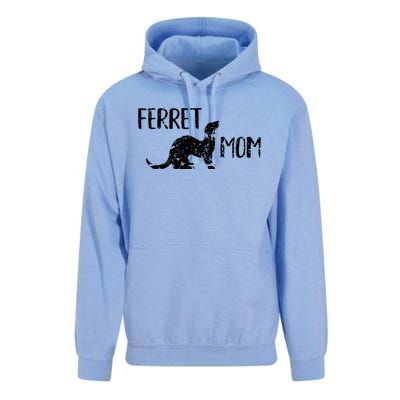 Ferret Mom Gift For The Ferret Lover And Enthusiasts Unisex Surf Hoodie