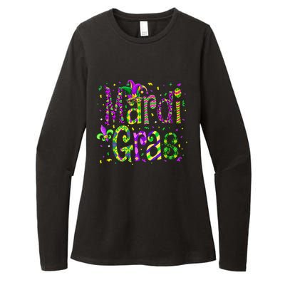 Funny Mardi Gras Parade Jester Hat Womens CVC Long Sleeve Shirt