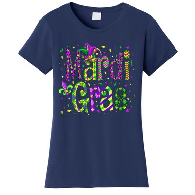 Funny Mardi Gras Parade Jester Hat Women's T-Shirt