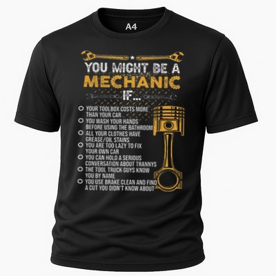 Funny Mechanic Gifts You Might Be A Mechanic If Cooling Performance Crew T-Shirt