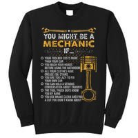 Funny Mechanic Gifts You Might Be A Mechanic If Sweatshirt