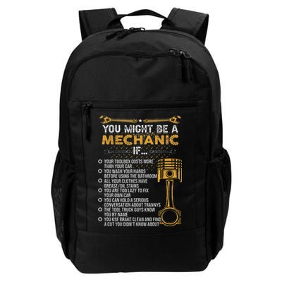 Funny Mechanic Gifts You Might Be A Mechanic If Backpack