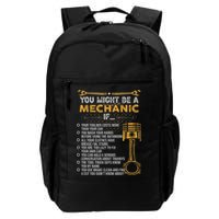 Funny Mechanic Gifts You Might Be A Mechanic If Backpack