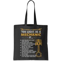 Funny Mechanic Gifts You Might Be A Mechanic If Bag