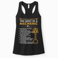 Funny Mechanic Gifts You Might Be A Mechanic If Womens Tank Top