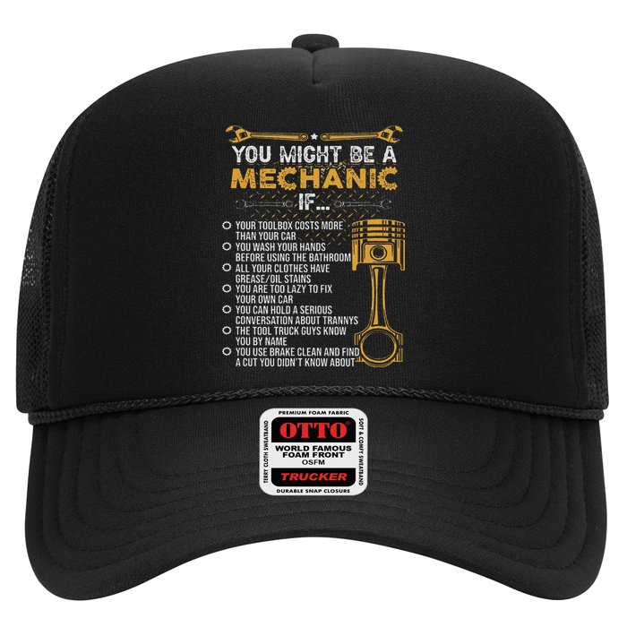 Funny Mechanic Gifts You Might Be A Mechanic If Hat