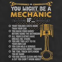 Funny Mechanic Gifts You Might Be A Mechanic If Hat