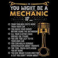 Funny Mechanic Gifts You Might Be A Mechanic If Cropped Pullover Crew