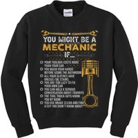 Funny Mechanic Gifts You Might Be A Mechanic If Kids Sweatshirt