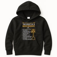 Funny Mechanic Gifts You Might Be A Mechanic If Kids Hoodie