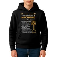 Funny Mechanic Gifts You Might Be A Mechanic If Kids Hoodie