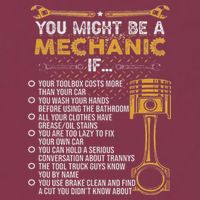 Funny Mechanic Gifts You Might Be A Mechanic If 16oz Travel Tumbler