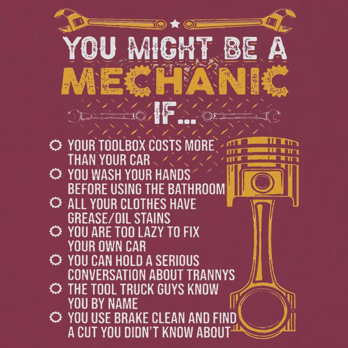 Funny Mechanic Gifts You Might Be A Mechanic If 16oz Travel Tumbler