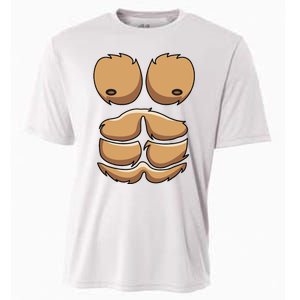 Funny Monkey Gorilla Chest Costume Halloween Cooling Performance Crew T-Shirt