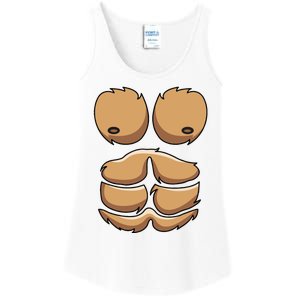 Funny Monkey Gorilla Chest Costume Halloween Ladies Essential Tank