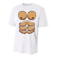 Funny Monkey Gorilla Chest Costume Halloween Performance Sprint T-Shirt