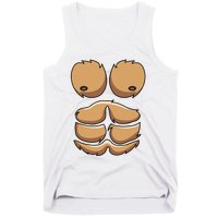 Funny Monkey Gorilla Chest Costume Halloween Tank Top