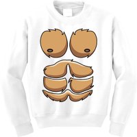 Funny Monkey Gorilla Chest Costume Halloween Kids Sweatshirt