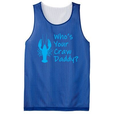 Funny Mardi Gras Gift Crawfish Boil Gift Who's Your Crawdaddy Gift Mesh Reversible Basketball Jersey Tank