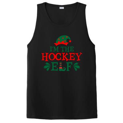 Family Matching Group Christmas Funny IM The Hockey Elf Gift PosiCharge Competitor Tank