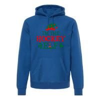 Family Matching Group Christmas Funny IM The Hockey Elf Gift Premium Hoodie