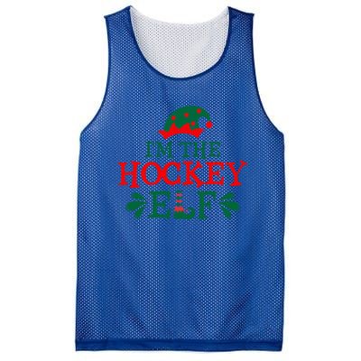 Family Matching Group Christmas Funny IM The Hockey Elf Gift Mesh Reversible Basketball Jersey Tank