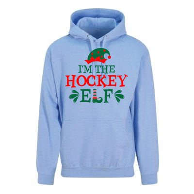 Family Matching Group Christmas Funny IM The Hockey Elf Gift Unisex Surf Hoodie