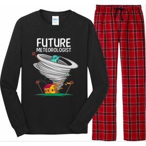 Future Meteorologist Gift Cool Meteorology Long Sleeve Pajama Set