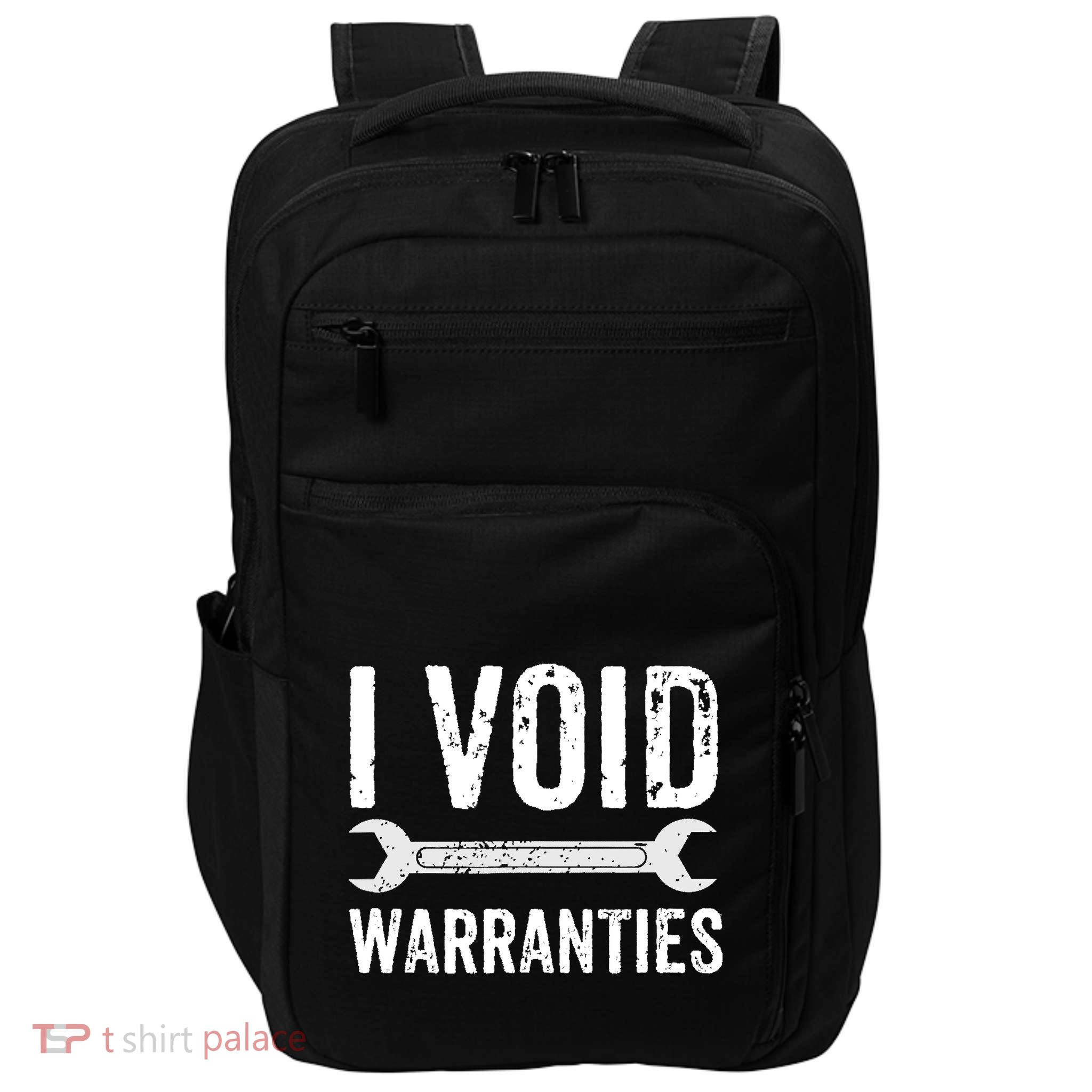 Funny Mechanic Gifts For Him I Void Warranties Impact Tech Backpack
