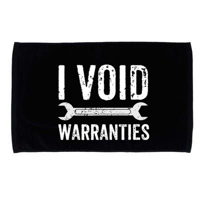 Funny Mechanic Gifts For Him I Void Warranties Microfiber Hand Towel
