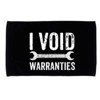 Funny Mechanic Gifts For Him I Void Warranties Microfiber Hand Towel