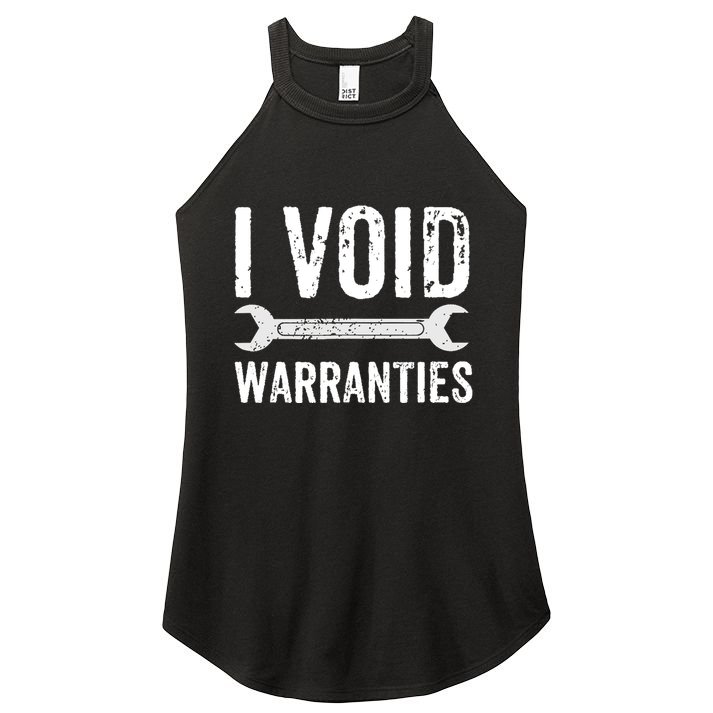 Funny Mechanic Gifts For Him I Void Warranties Women's Perfect Tri Rocker Tank