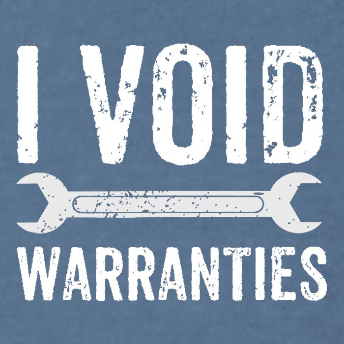 Funny Mechanic Gifts For Him I Void Warranties Garment-Dyed Sweatshirt