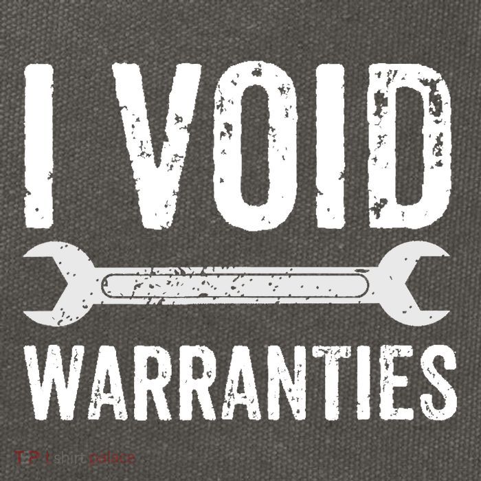 Funny Mechanic Gifts For Him I Void Warranties Cotton Canvas Backpack