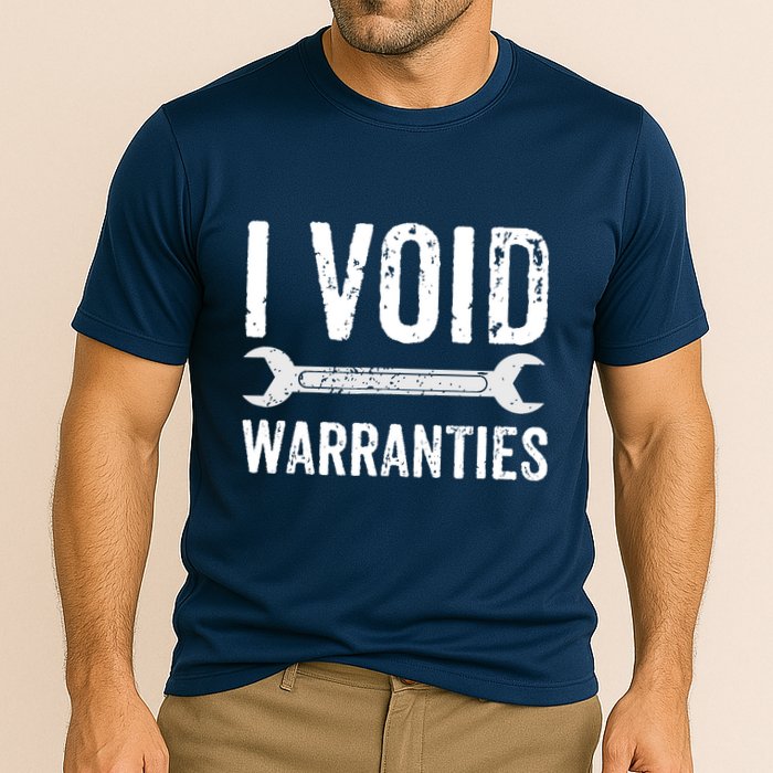 Funny Mechanic Gifts For Him I Void Warranties Performance Shirt