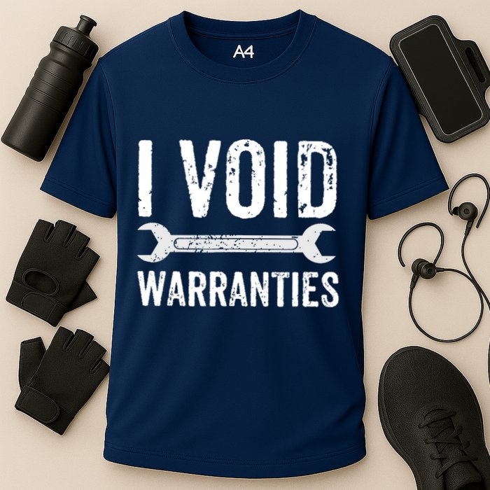 Funny Mechanic Gifts For Him I Void Warranties Performance Shirt