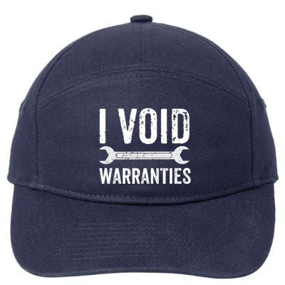 Funny Mechanic Gifts For Him I Void Warranties 7-Panel Snapback Hat