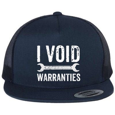 Funny Mechanic Gifts For Him I Void Warranties Flatbill Hat