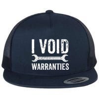 Funny Mechanic Gifts For Him I Void Warranties Flatbill Hat
