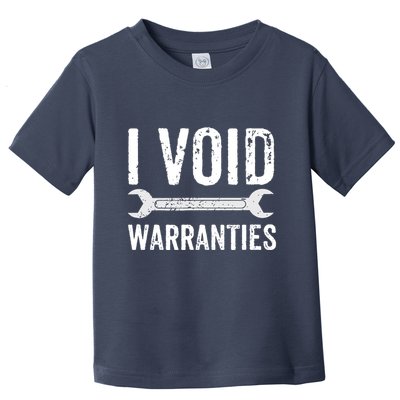 Funny Mechanic Gifts For Him I Void Warranties Toddler T-Shirt