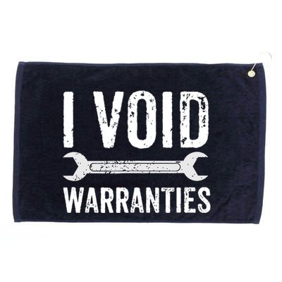 Funny Mechanic Gifts For Him I Void Warranties Grommeted Golf Towel