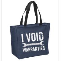 Funny Mechanic Gifts For Him I Void Warranties Zip Tote Bag