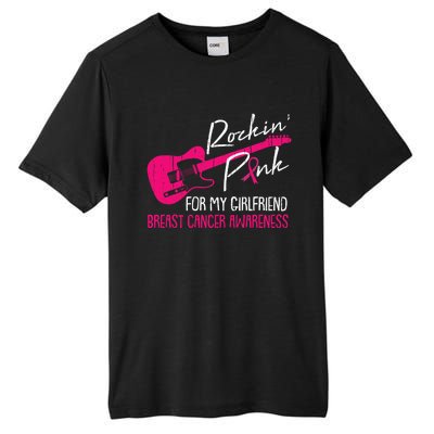 For My Girlfriend Breast Cancer Awareness Boyfriend Warrior Tall Fusion ChromaSoft Performance T-Shirt