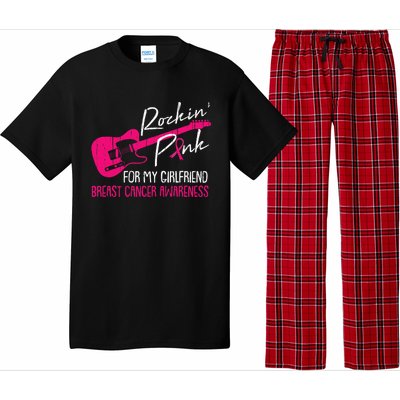 For My Girlfriend Breast Cancer Awareness Boyfriend Warrior Pajama Set