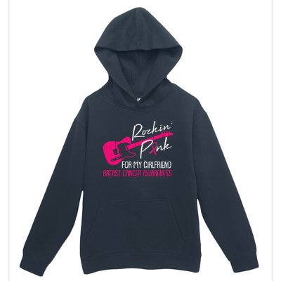 For My Girlfriend Breast Cancer Awareness Boyfriend Warrior Urban Pullover Hoodie