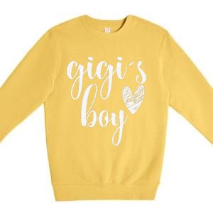 Funny Matching Gigi For Grandma Whit Mother's Day Premium Crewneck Sweatshirt