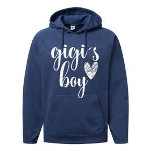 Funny Matching Gigi For Grandma Whit Mother's Day Performance Fleece Hoodie